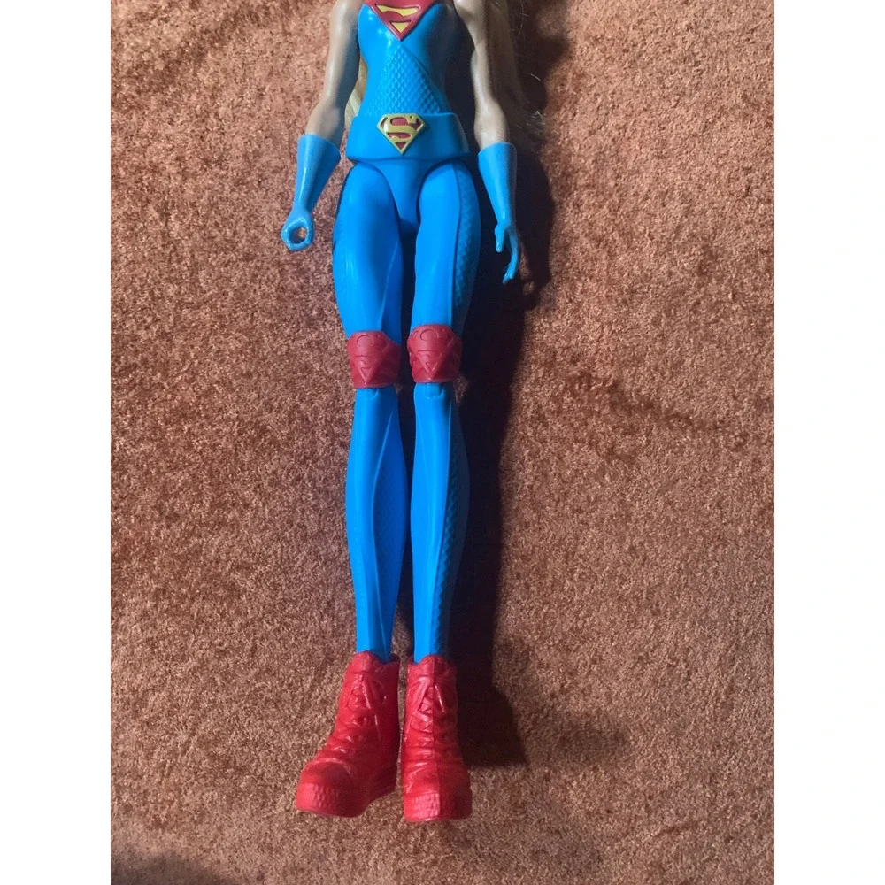 Mattel DC Super Hero Girls Supergirl 12 inch Action Doll 2015 Blonde Blue Red